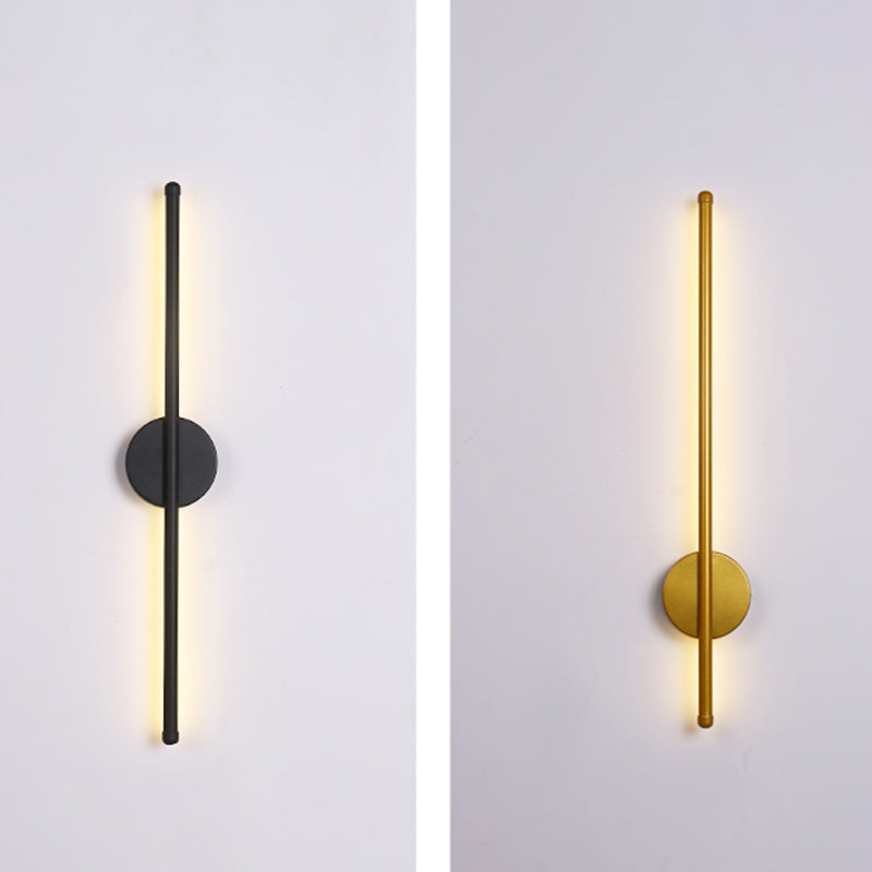 Lineare Form Metall Wandleuchten moderner Stil 2 Leuchten Wandmontageleuchte