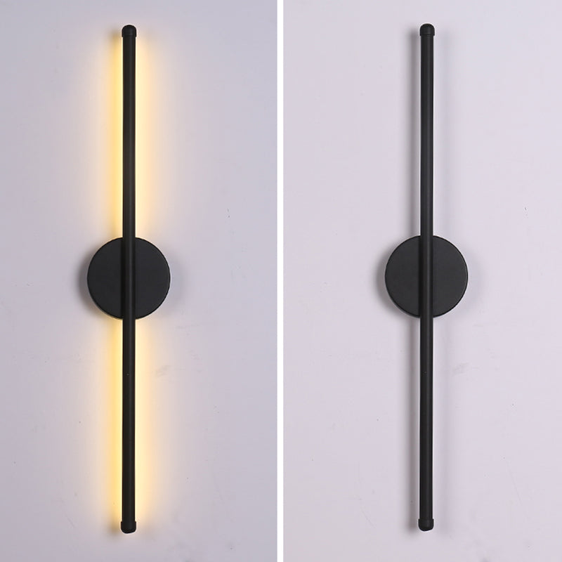Lineare Form Metall Wandleuchten moderner Stil 2 Leuchten Wandmontageleuchte