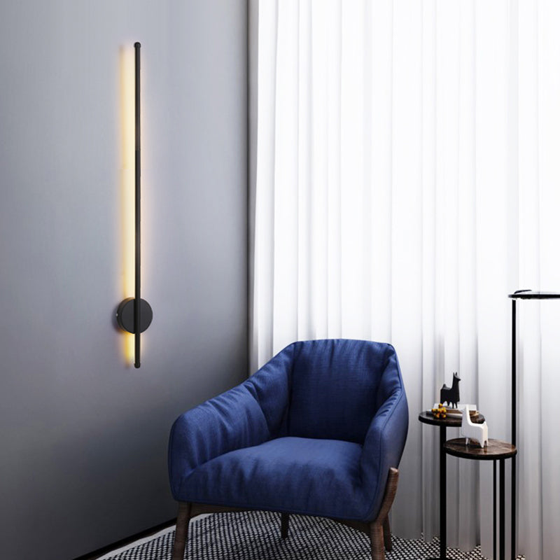 Lineare Form Metall Wandleuchten moderner Stil 2 Leuchten Wandmontageleuchte