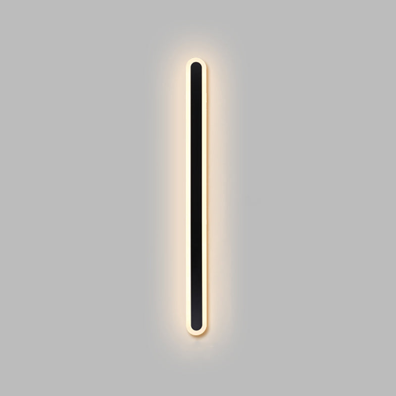 Lineare Form Metall Wandleuchte moderne Stil 1-Licht-Wandbeleuchtung