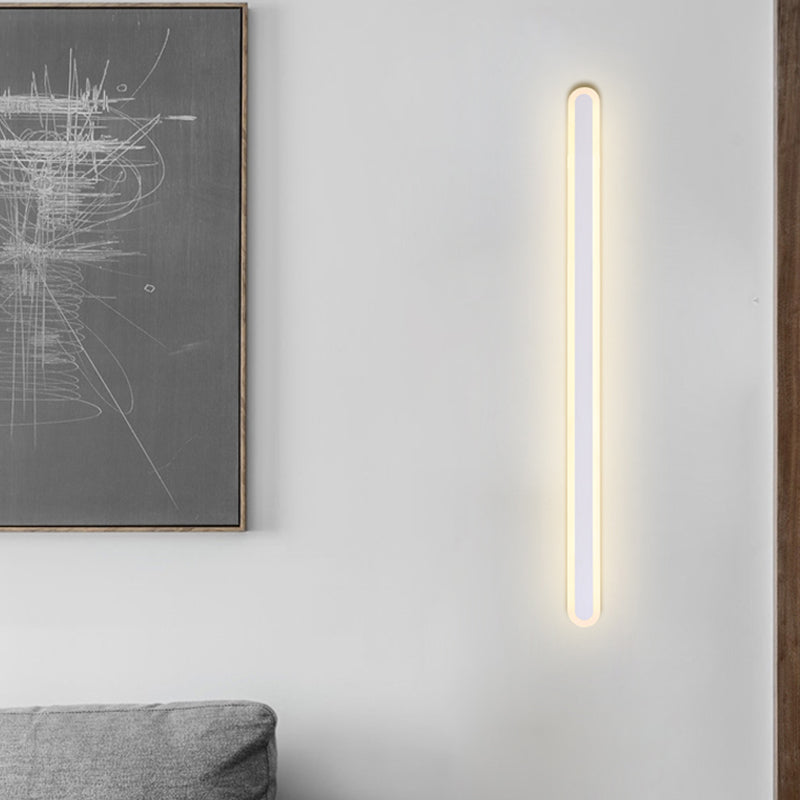 Lineare Form Metall Wandleuchte moderne Stil 1-Licht-Wandbeleuchtung