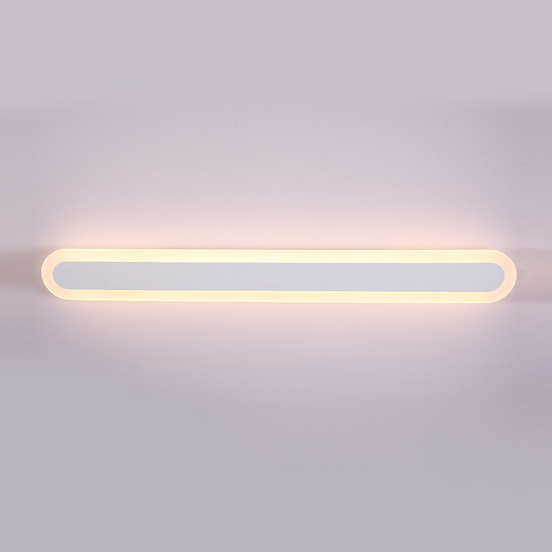 Lineare Form Metall Wandleuchte moderne Stil 1-Licht-Wandbeleuchtung
