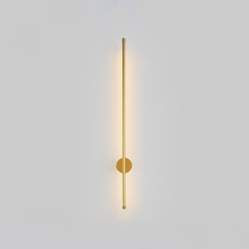 Lineare Form Metall Wandleuchten moderner Stil 1 Lichtwandbeleuchtung