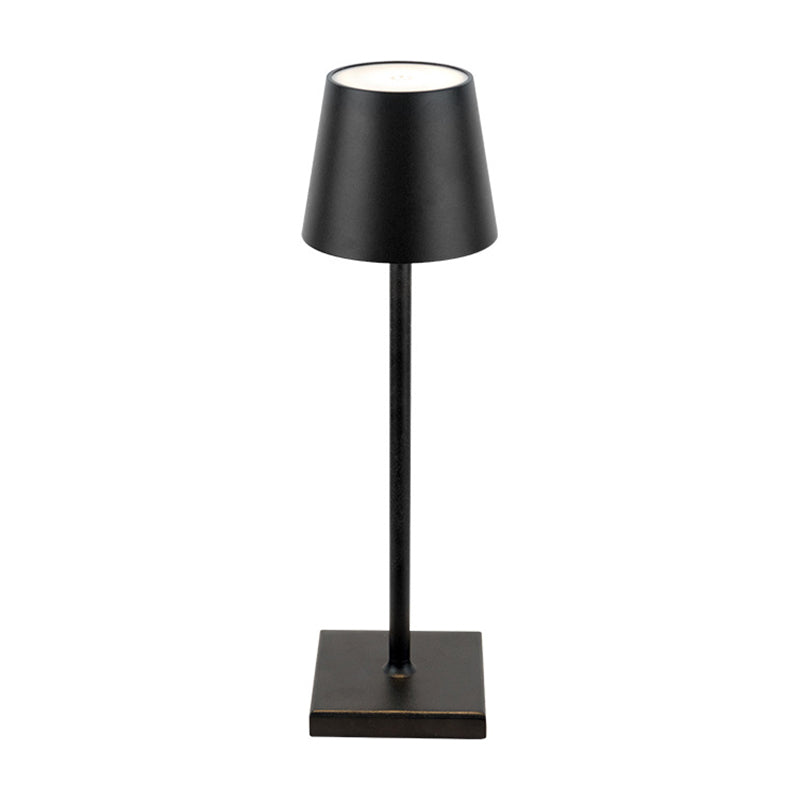 Metal Cylinder Night Table Lamps Modern Style 1 Light Table Light