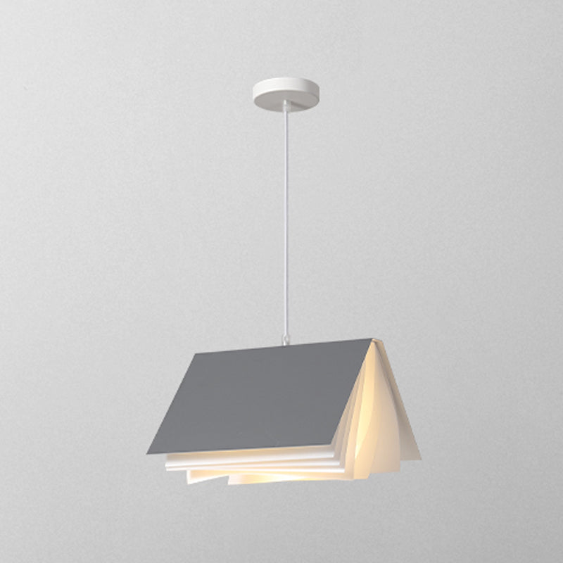 Fabrics Rectangle Shade Hanging Lights Modern Style 1 Light Hanging Mount Fixture