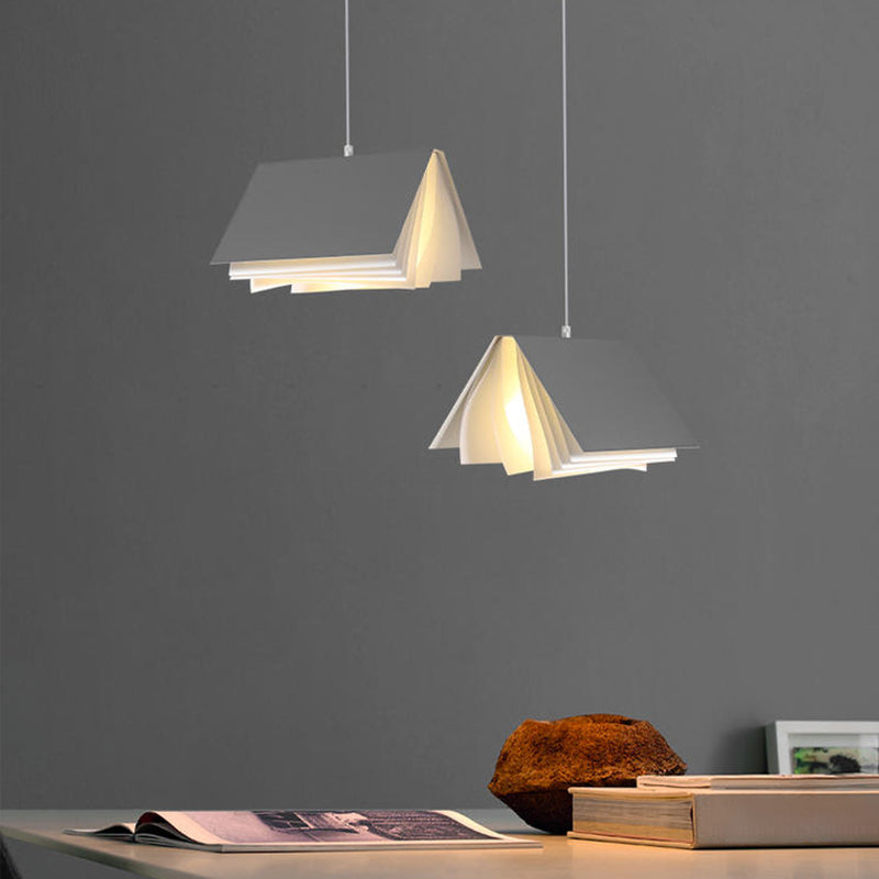 Fabrics Rectangle Shade Hanging Lights Modern Style 1 Light Hanging Mount Fixture