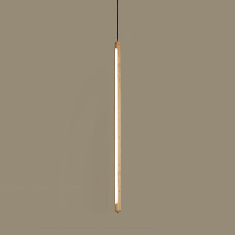 Minimalisme de chambre Minimalisme Light Lumière suspendue linéaire avec 1 lumière