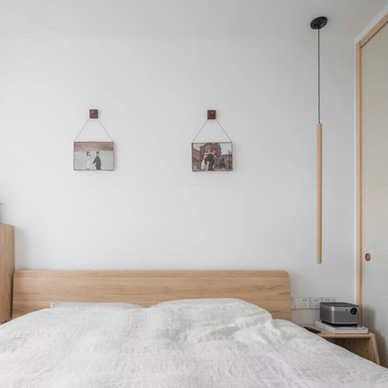 Minimalisme de chambre Minimalisme Light Lumière suspendue linéaire avec 1 lumière