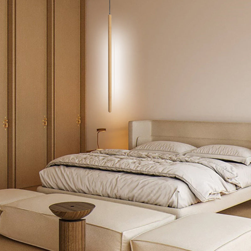 Minimalisme de chambre Minimalisme Light Lumière suspendue linéaire avec 1 lumière