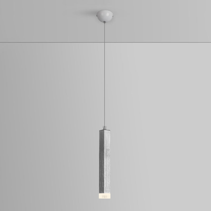 Modern Style Linear Hanging Light Metal 1 Light Pendant Lamp for Dining Room