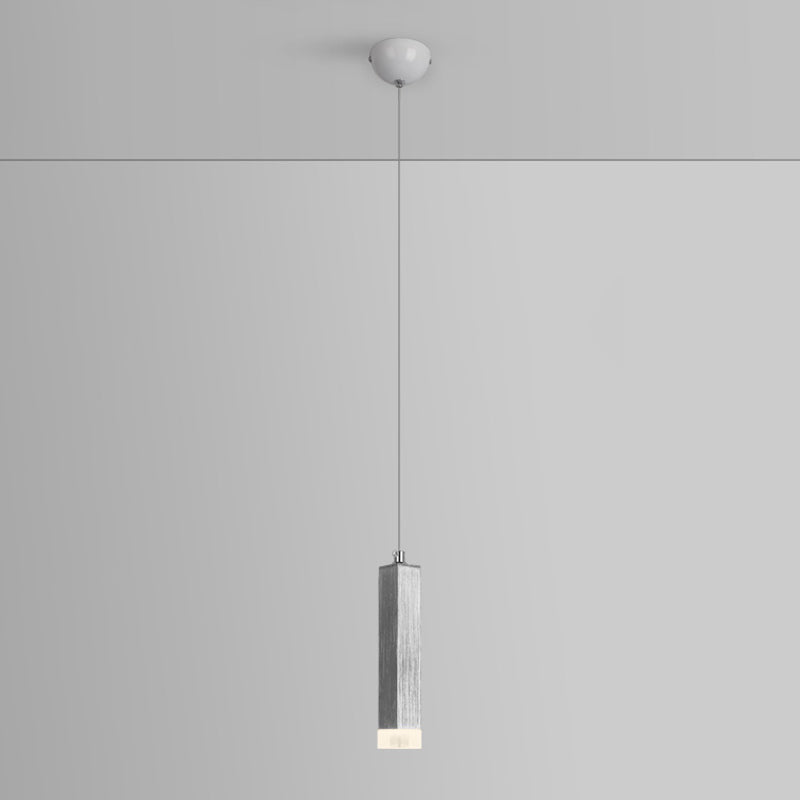 Modern Style Linear Hanging Light Metal 1 Light Pendant Lamp for Dining Room