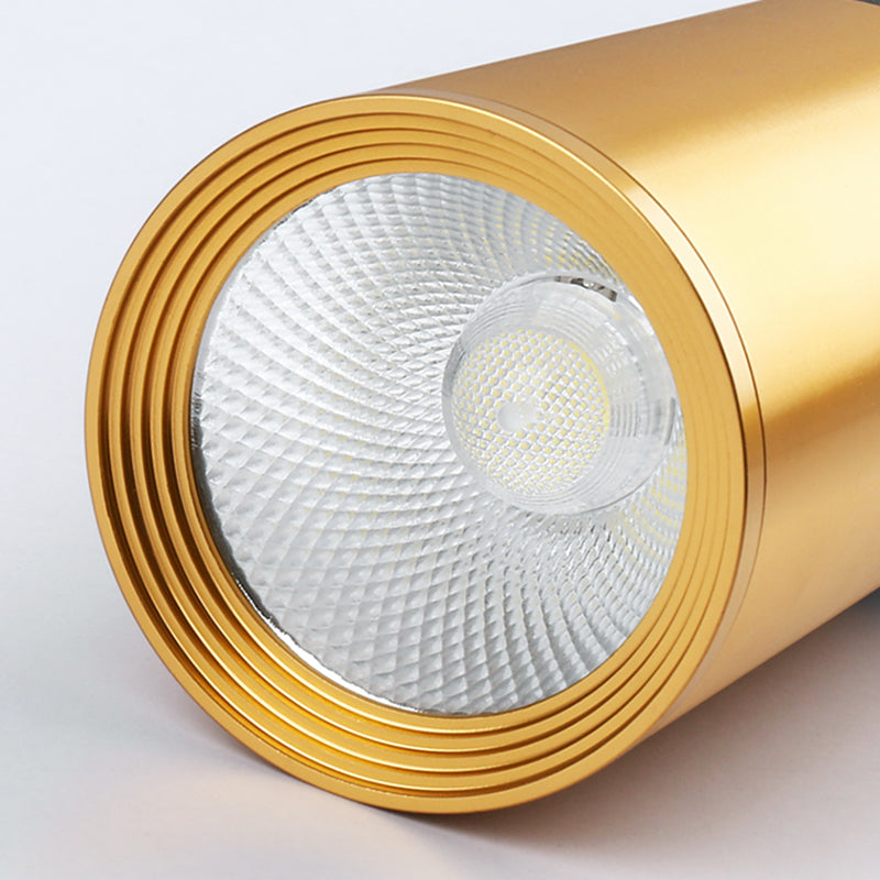 Style moderne linéaire suspendu metal métallique 1 lumière suspendue légère pour le salon