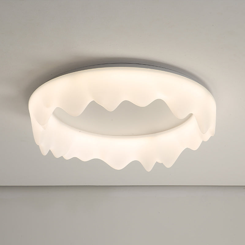 Crown Living Room Ceiling Light Fixture Metal LED Nordic Ceiling Mount Lamp Fixture