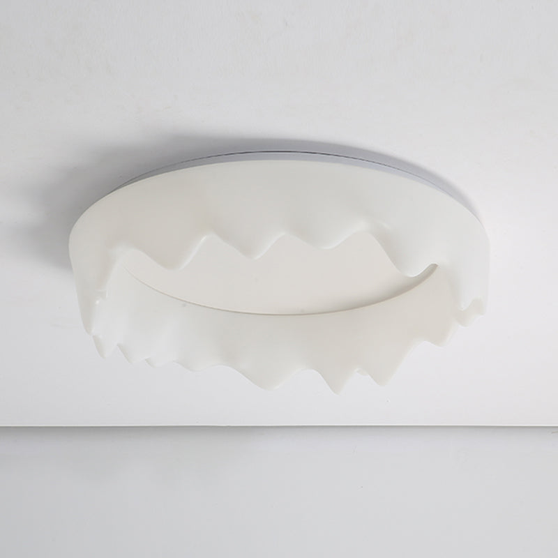 Crown Living Room Ceiling Light Fixture Metal LED Nordic Ceiling Mount Lamp Fixture