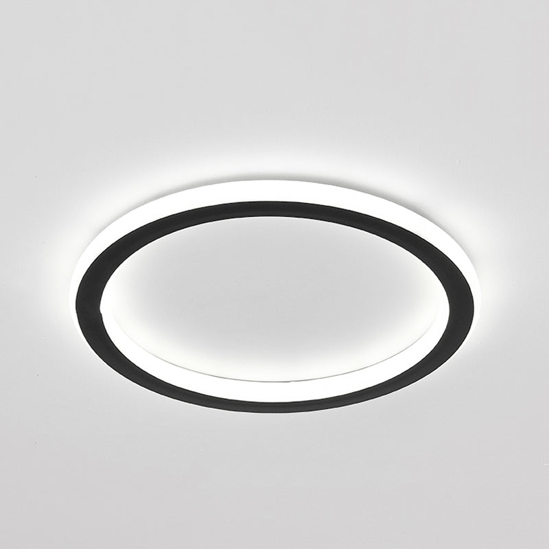 Contemporary Geometric Ceiling Light Fixture Metal LED Aisle Ceiling Mount Lamp Fixture