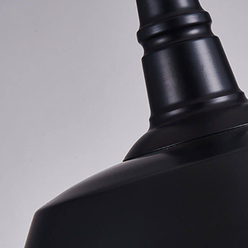 Lampada a sospensione a forma di fienile multicolore Metal industriale 1 ristorante Bulb Hanging Light