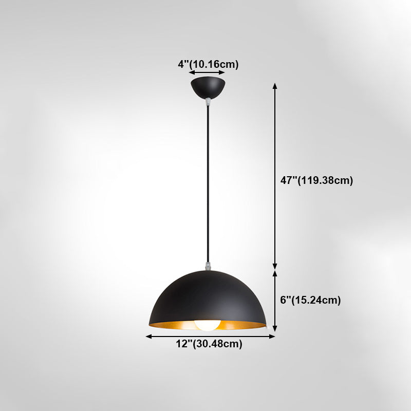 Lámpara colgante de aluminio de 1 luces de la lámpara geométrica geométrica