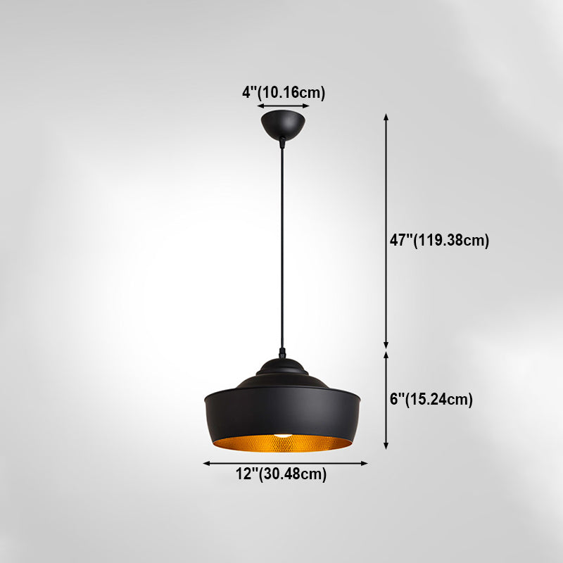 Lámpara colgante de aluminio de 1 luces de la lámpara geométrica geométrica
