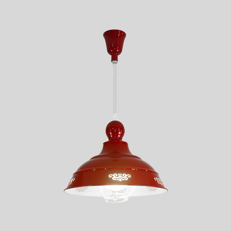 Illuminazione a sospensione in alluminio industriale 1 sala da pranzo lampada sospesa telescopica