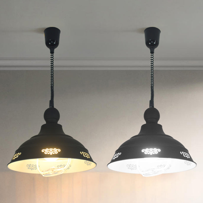 Illuminazione a sospensione in alluminio industriale 1 sala da pranzo lampada sospesa telescopica