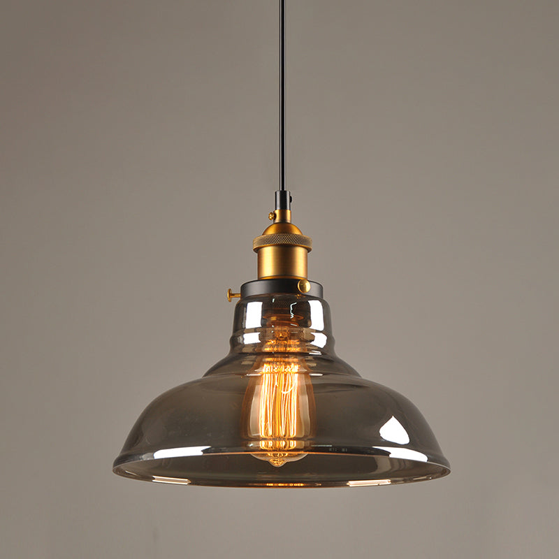 Lámpara colgante geométrica de una sola bomba