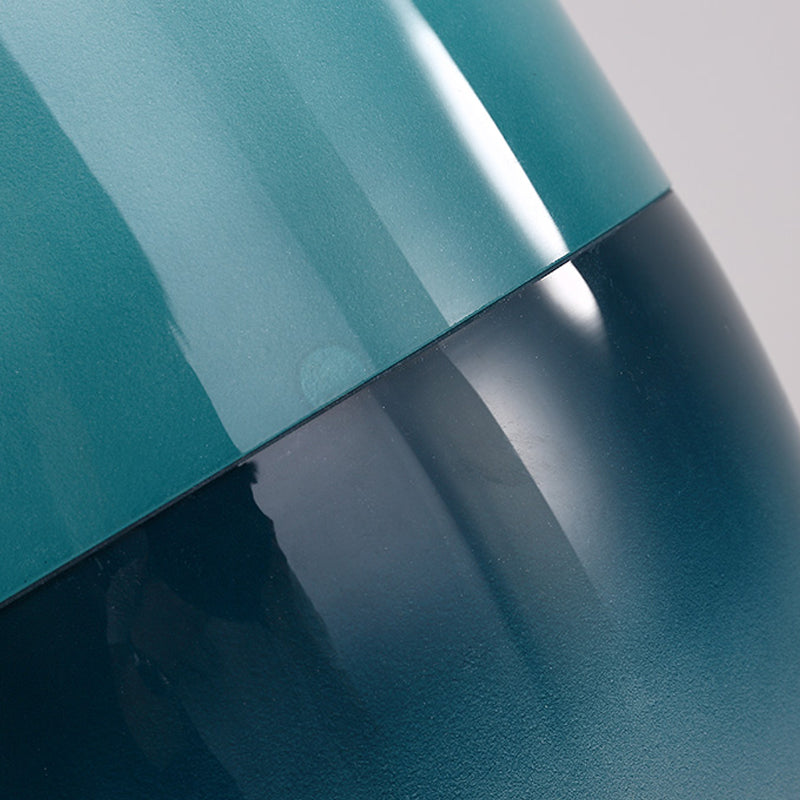 Lampe de suspension en verre de forme ovale créative moderne la lumière suspendue à 1 lumière pour salle à manger