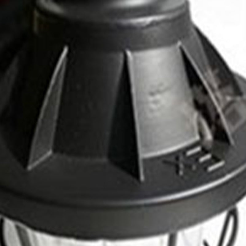 Caged Clear Glass Small Pendant Factory Style 1 Bulb Hanging Light for Restaurant