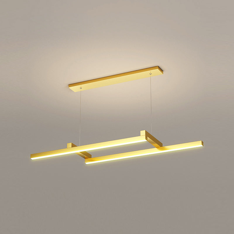 Style de style aluminium Aluminium Géométrie à la luminaire LED PROSDE LED avec ombre acrylique