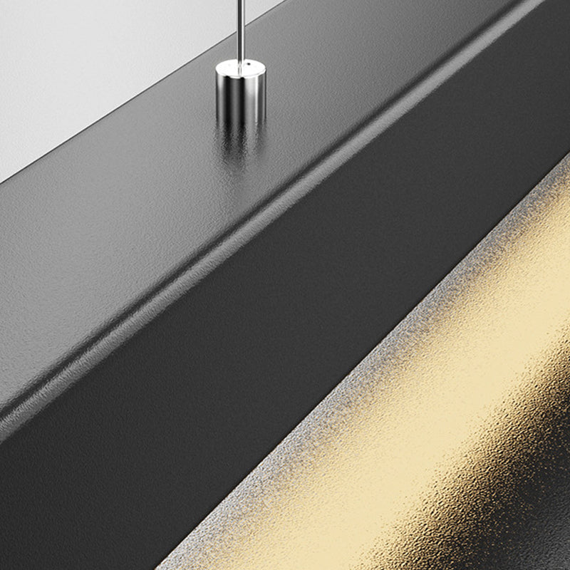 Style de style aluminium Aluminium Géométrie à la luminaire LED PROSDE LED avec ombre acrylique