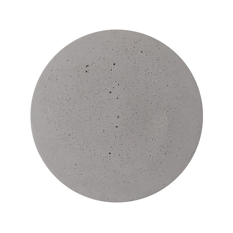 Moderner Stil Zement Wandleuchte runde Form LED -Wandleuchte für draußen