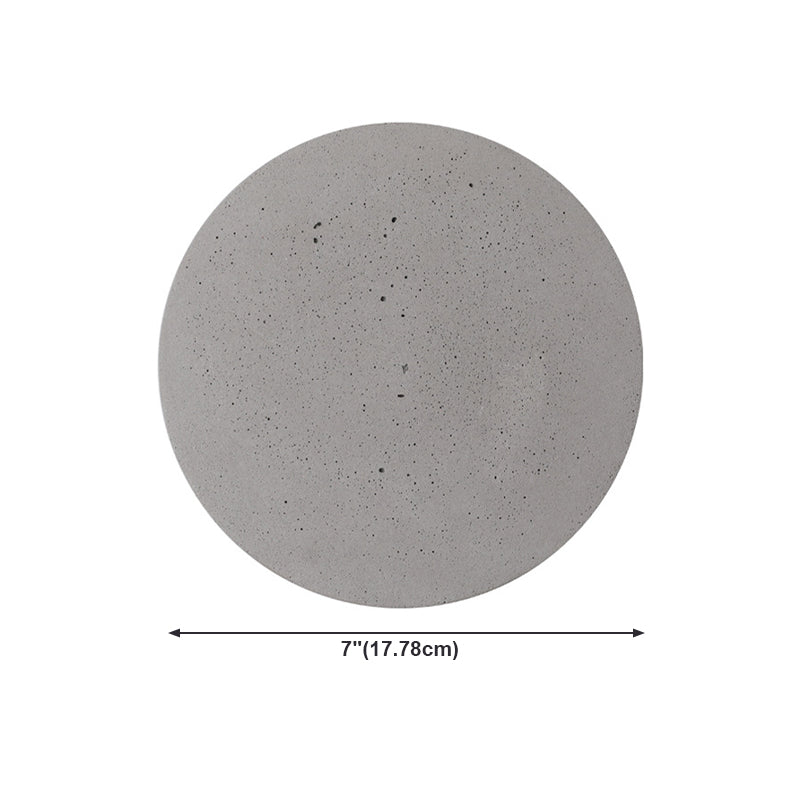 Moderner Stil Zement Wandleuchte runde Form LED -Wandleuchte für draußen