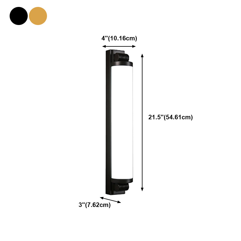 Moderner Stil Metall Wandleuchte geometrische einzelne leichte LED -Wandleuchten für Schlafzimmer