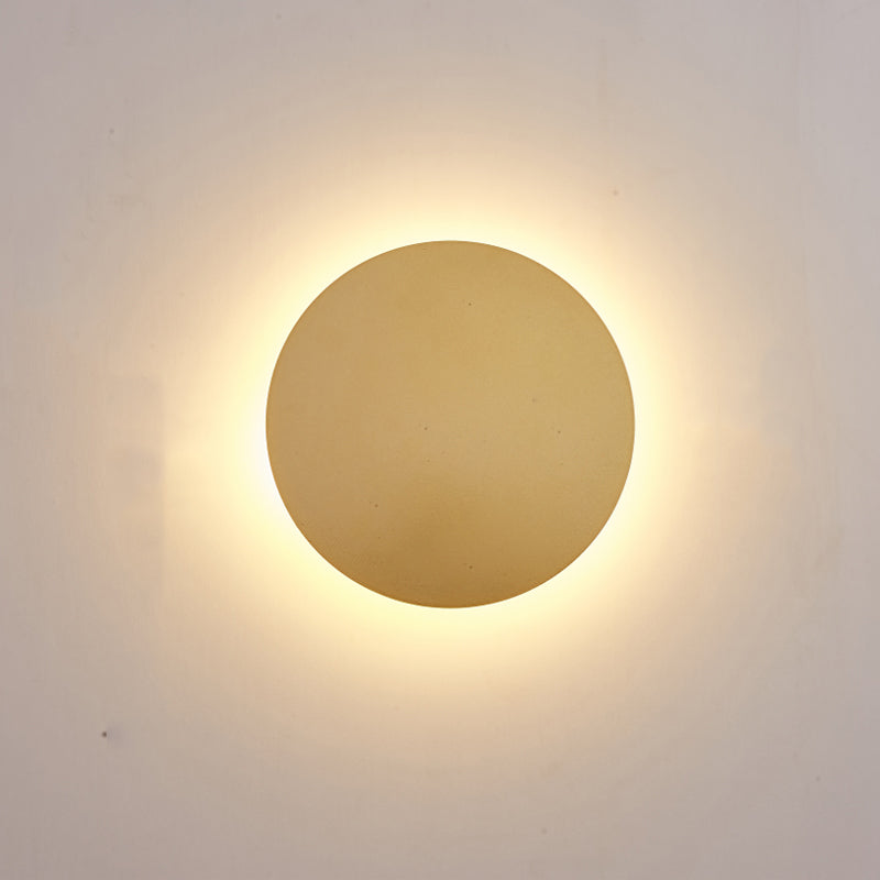 Modern Style Metal Wall Light Geometric 2 Lights Wall Washer for Living Room