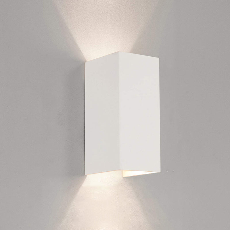 Modern Style Metal Wall Light Geometric 2 Lights Wall Washer for Living Room