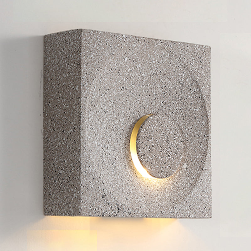 Moderner Stil Zement Wandleuchte quadratische Form Wandleuchte für Wohnzimmer