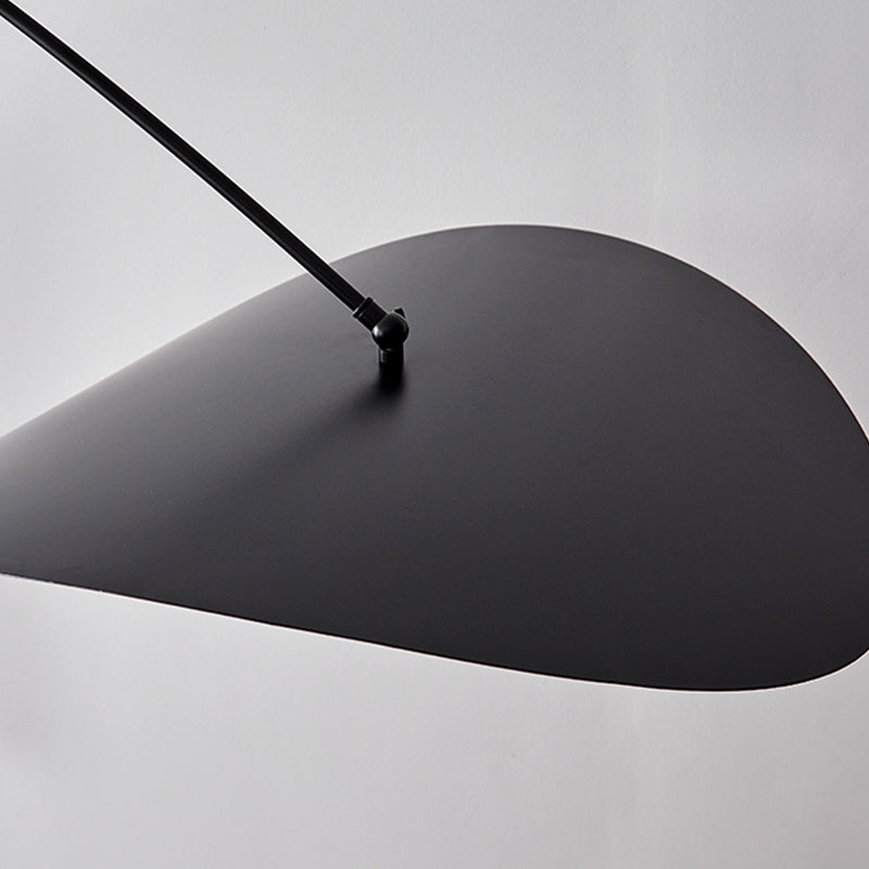 Nordic Style Metal Wall Sconce Adjustable Hat Shape Wall Light for Living Room