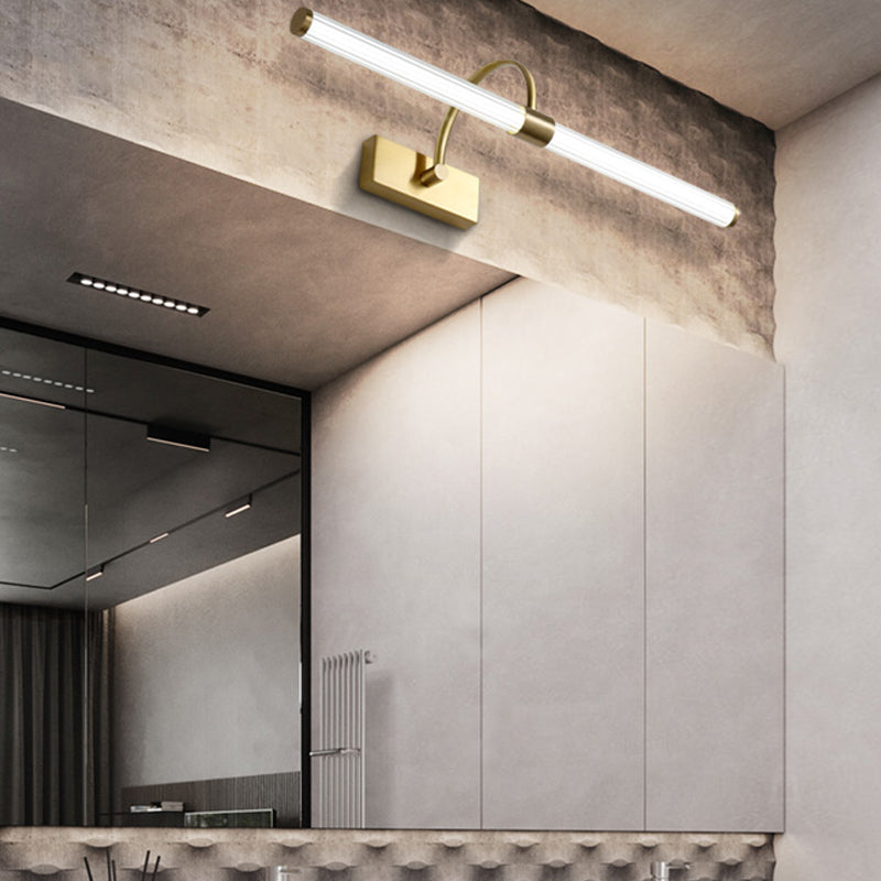 Lampada a specchio cilindro Lampada Minimalista LED LED Apparecchiatura da parete del bagno