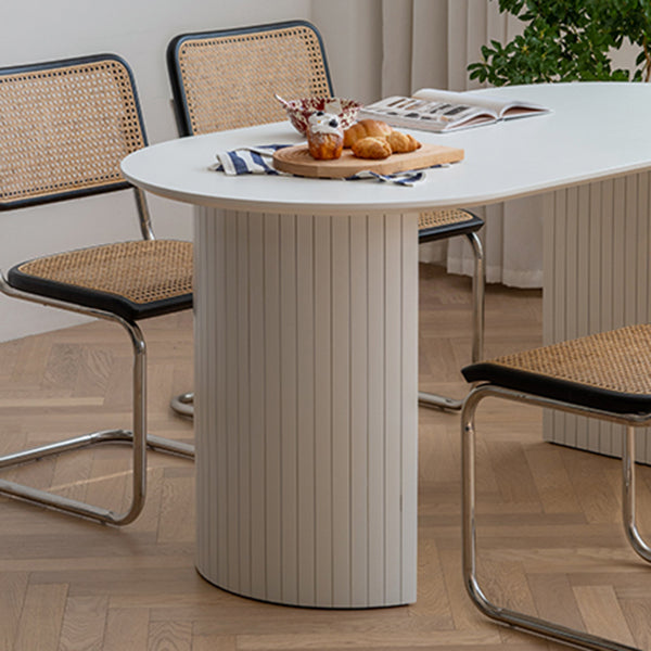 Doppelte Sockelmöbel zeitgenössischer Stil Kiefer Massivholz Esszimmer Sammlung
