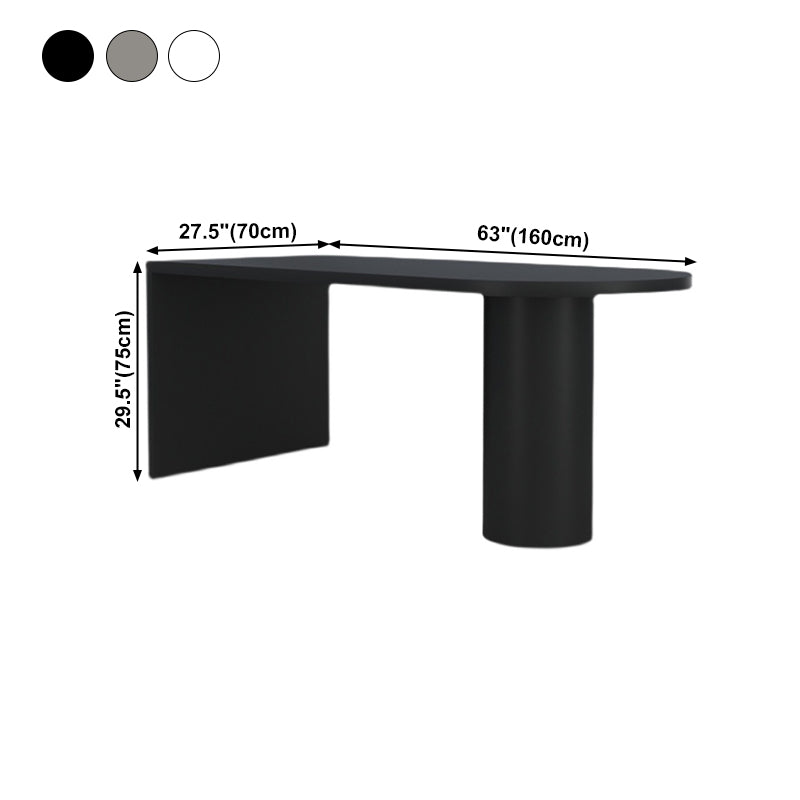 Mesa de comedor de forma libre de madera maciza mesa de madera de pino contemporánea para comedor