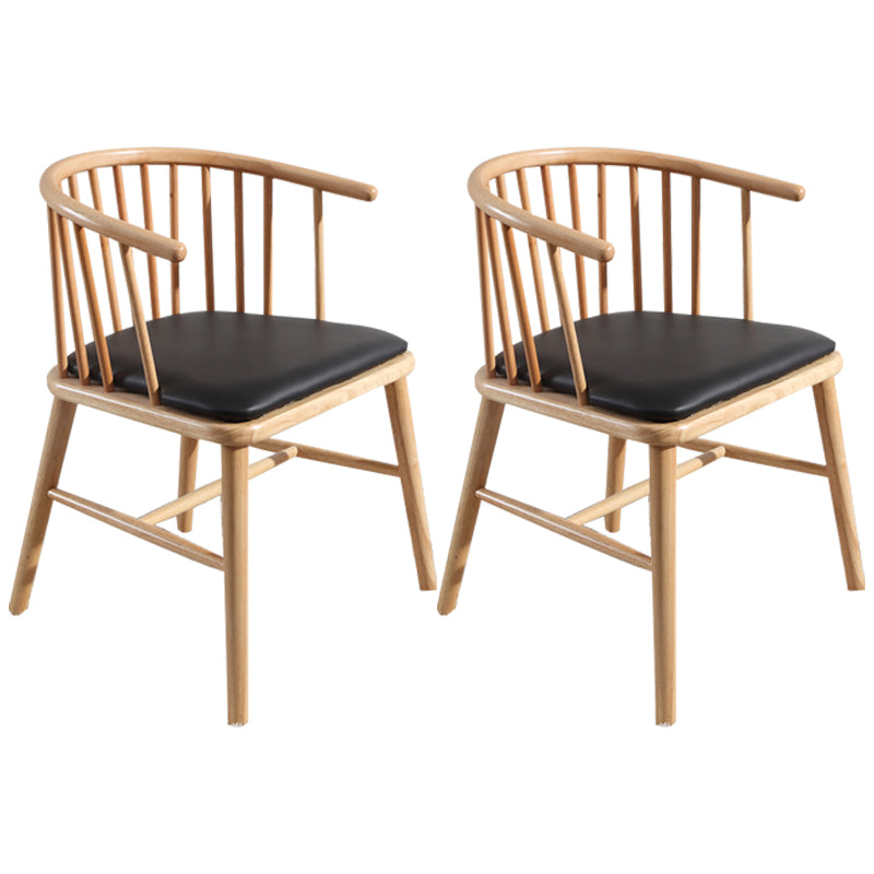 Restaurant contemporain dinant la chaise de salle à manger arrière en bois de chaise de bras