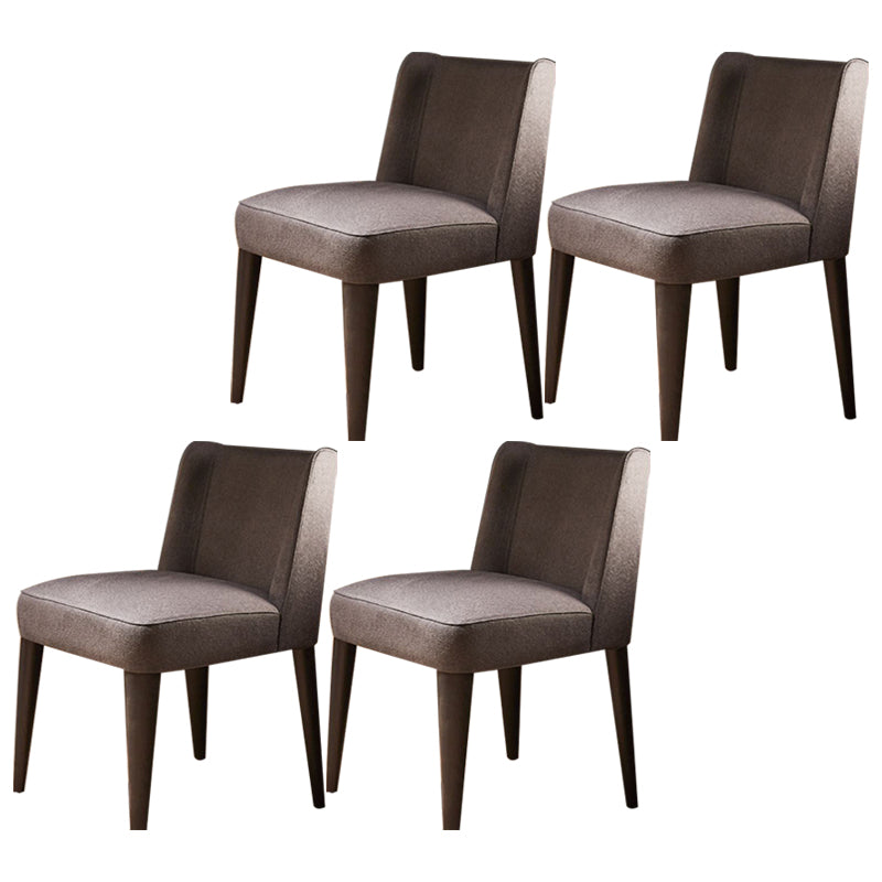 Sedia da pranzo con sedia da sedia da interno-esterno contemporanea con gambe in legno