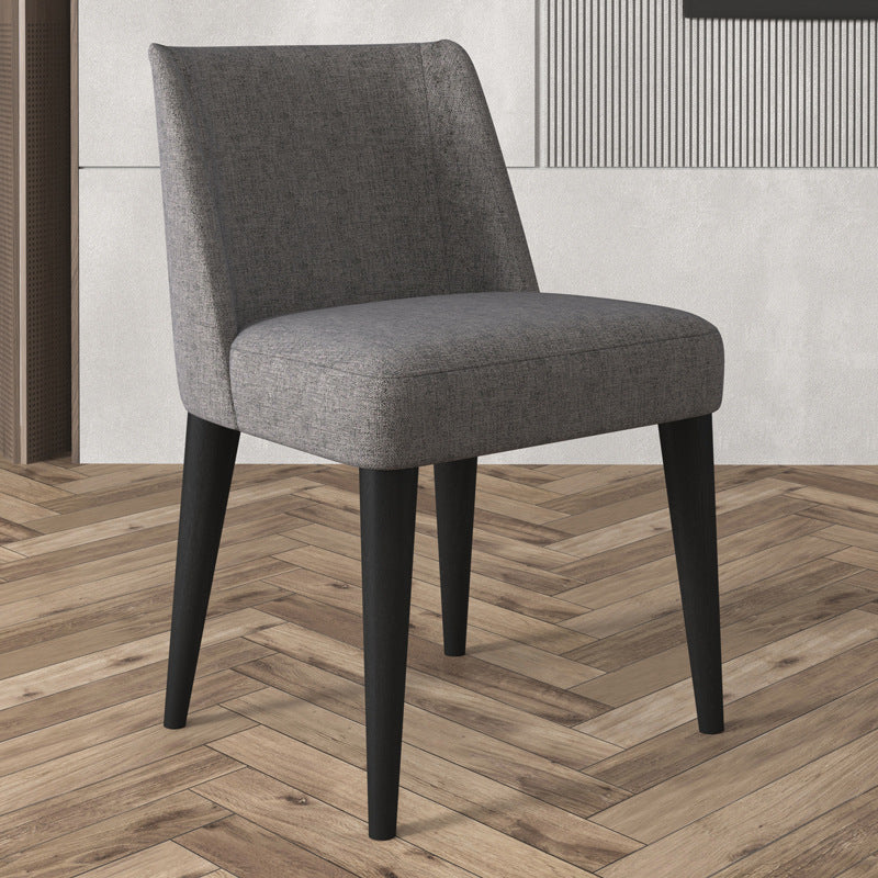 Sedia da pranzo con sedia da sedia da interno-esterno contemporanea con gambe in legno