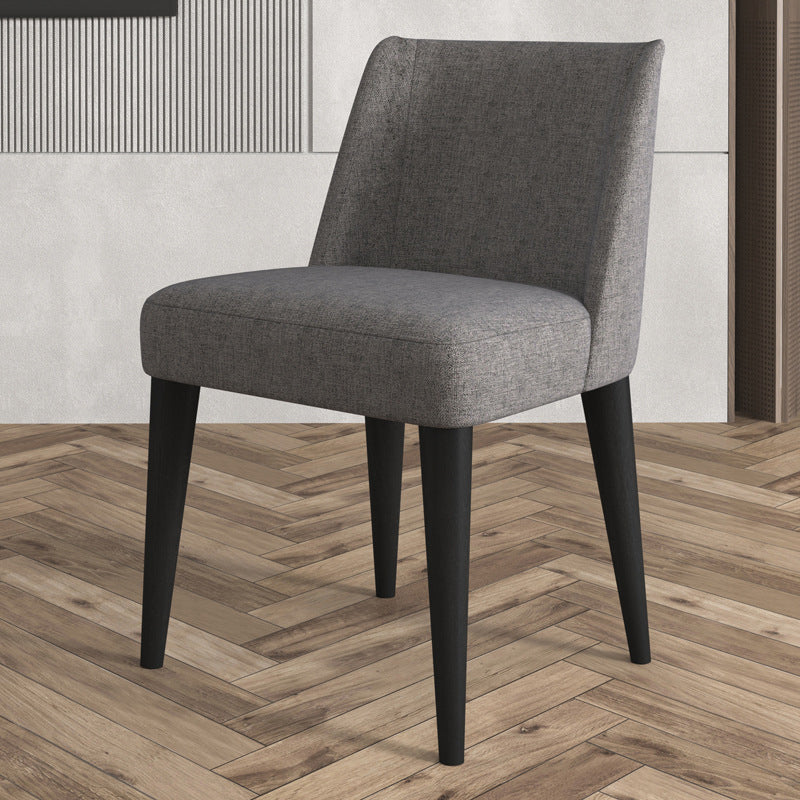 Sedia da pranzo con sedia da sedia da interno-esterno contemporanea con gambe in legno