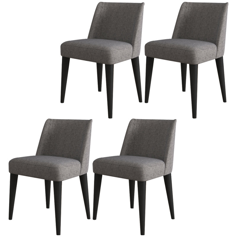 Sedia da pranzo con sedia da sedia da interno-esterno contemporanea con gambe in legno