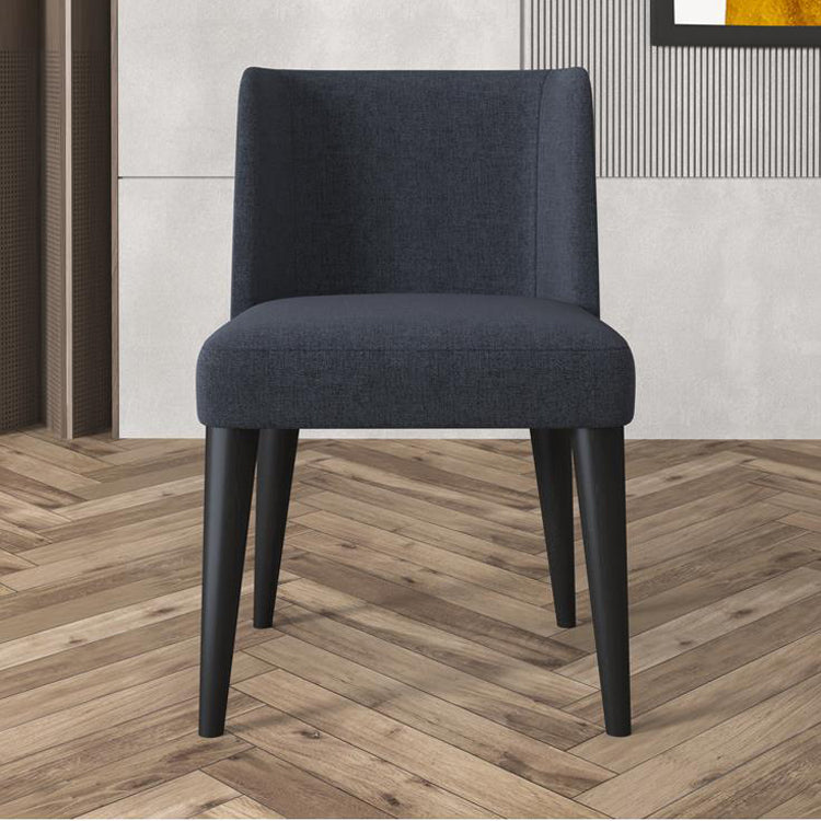 Sedia da pranzo con sedia da sedia da interno-esterno contemporanea con gambe in legno