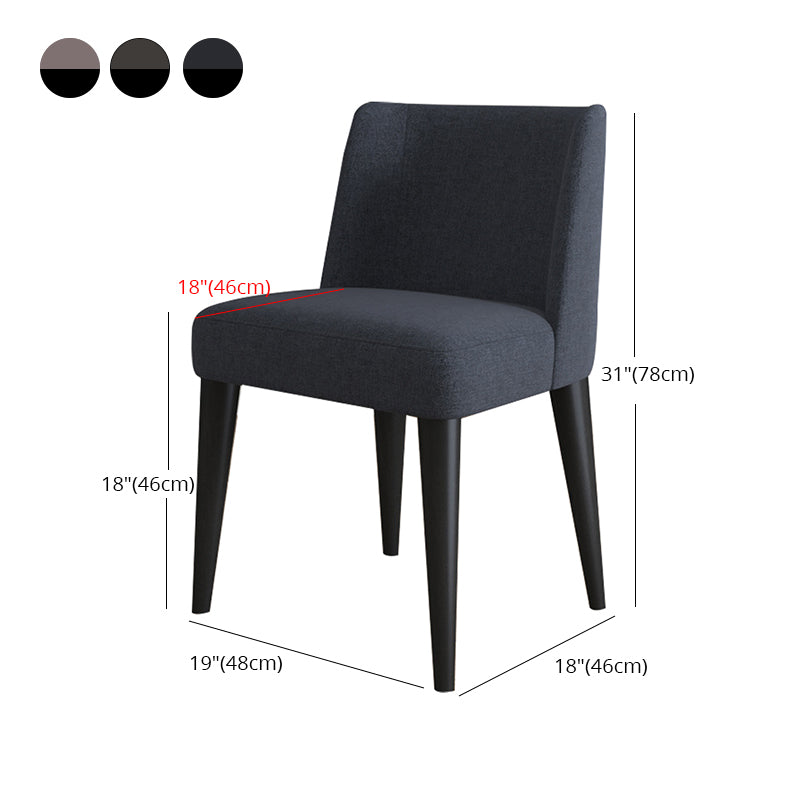 Sedia da pranzo con sedia da sedia da interno-esterno contemporanea con gambe in legno