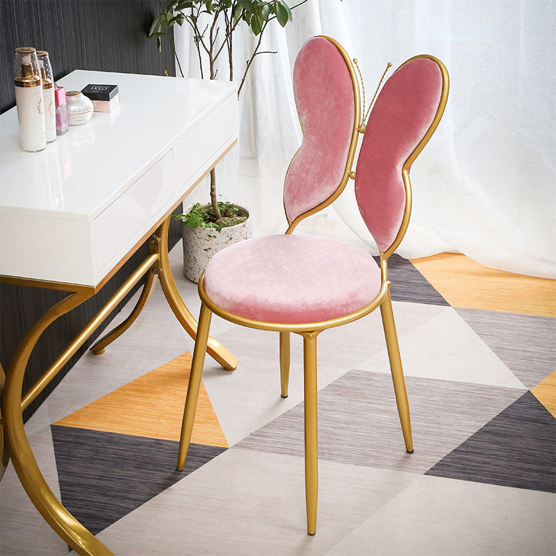 Chaises latérales de salle à manger à dos ouvert de style scandinave Chaises latérales tapissées