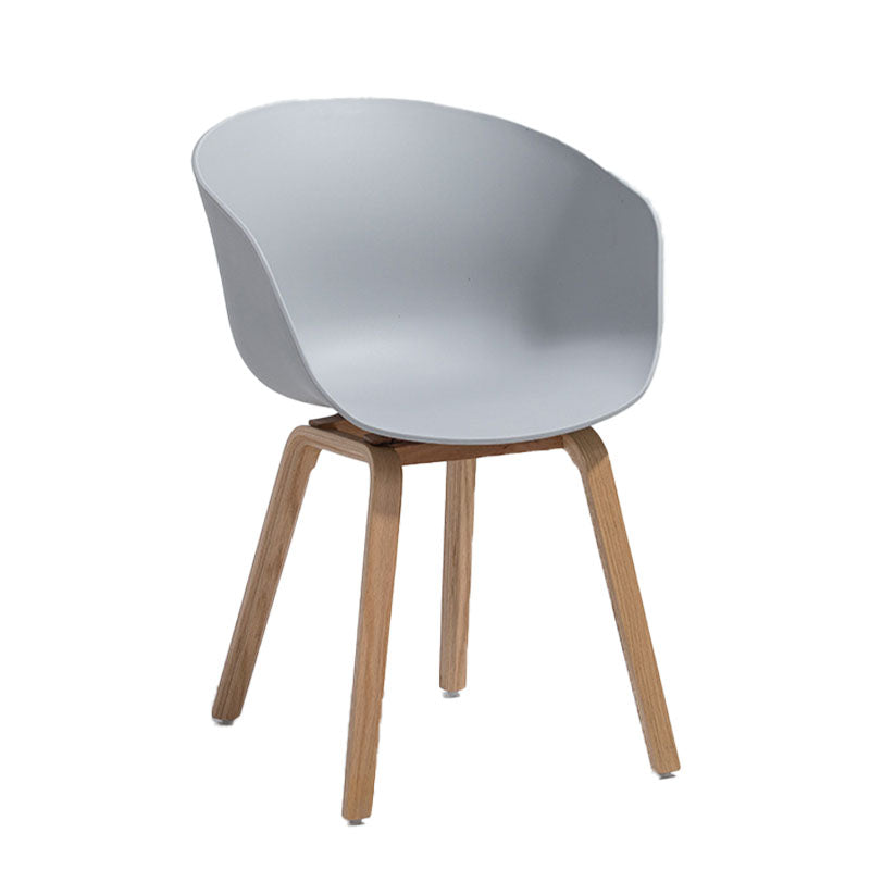 Design minimalista sedia da pranzo in plastica in plastica sedia da pranzo solido