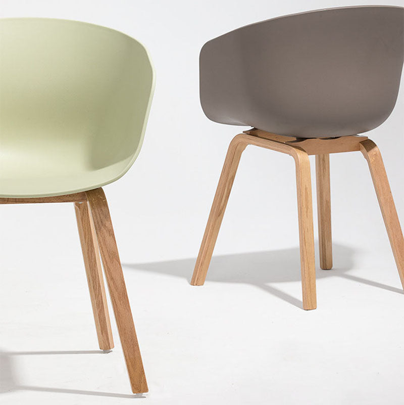 Design minimalista sedia da pranzo in plastica in plastica sedia da pranzo solido