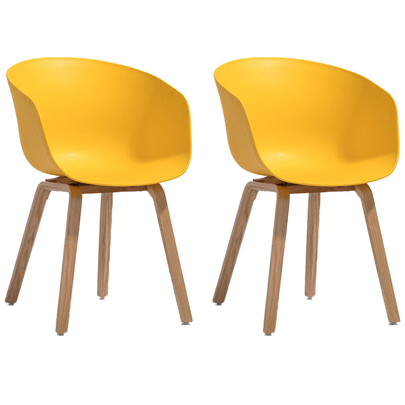 Design minimalista sedia da pranzo in plastica in plastica sedia da pranzo solido